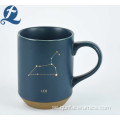 Anpassad tryckt Constellation kaffekopp blå keramisk mugg